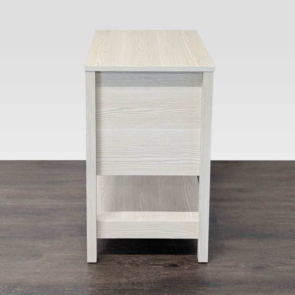 Breakwater Bay Two Drawer Nightstand with Bottom Shelf