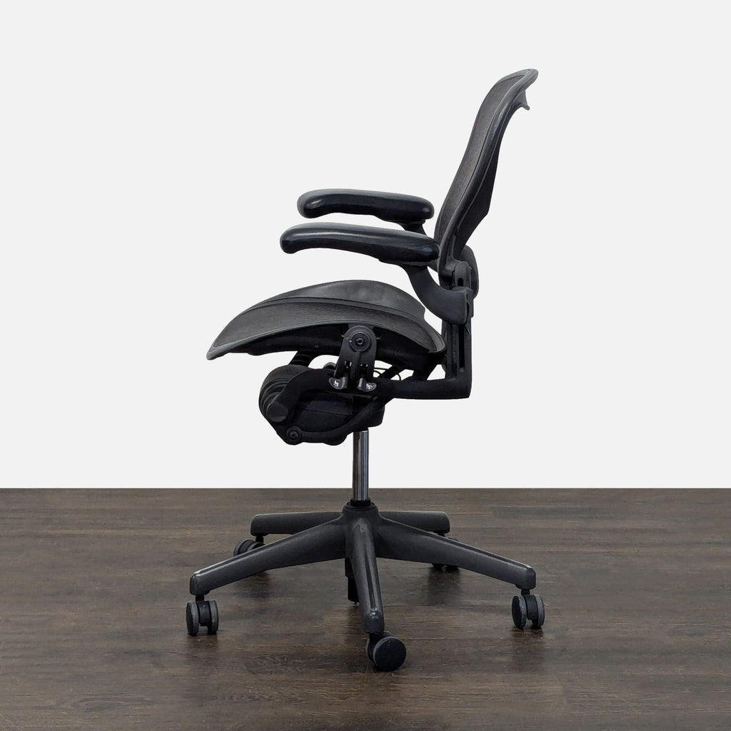 Herman Miller Aeron Size B Ergonomic Office Chair - Adjustable, Black Mesh - Accepted Offer (23.81% discount)