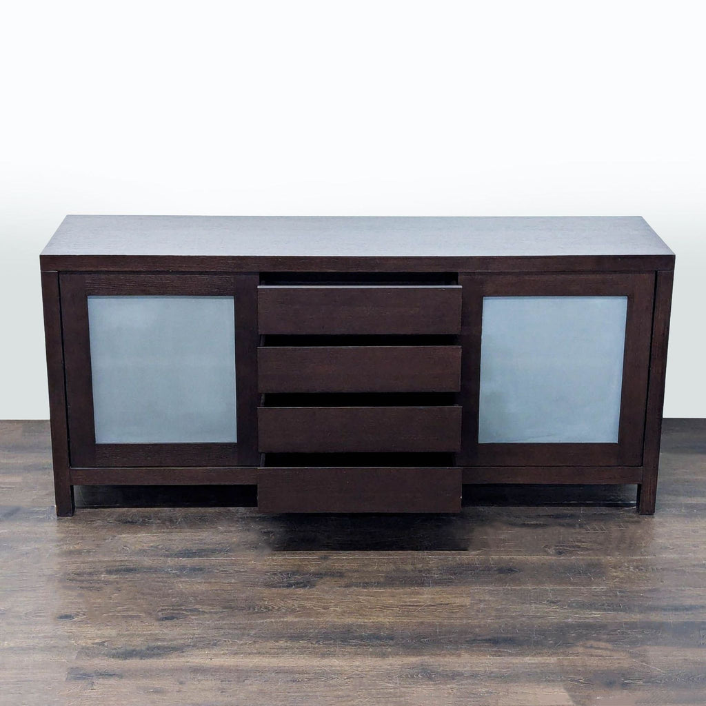 Crate & Barrel Four Drawer Sideboard