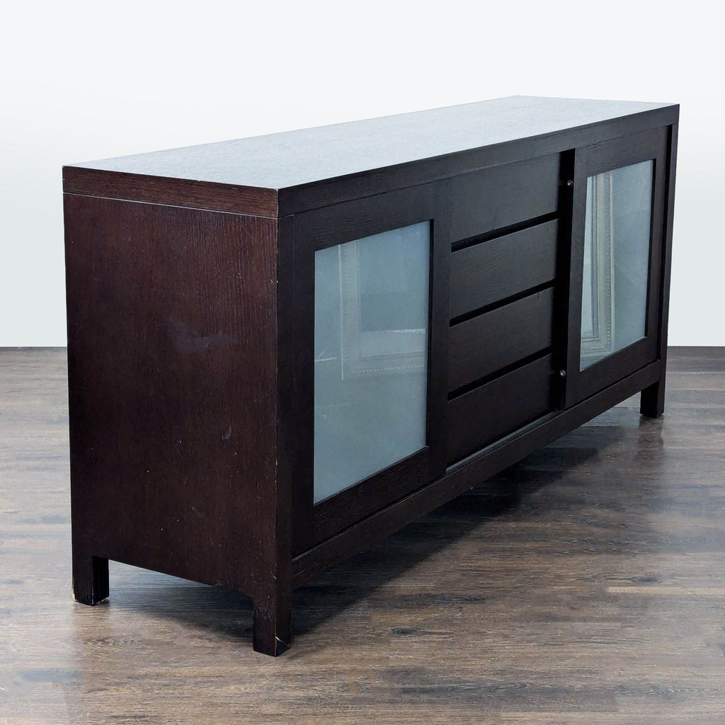 Crate & Barrel Four Drawer Sideboard