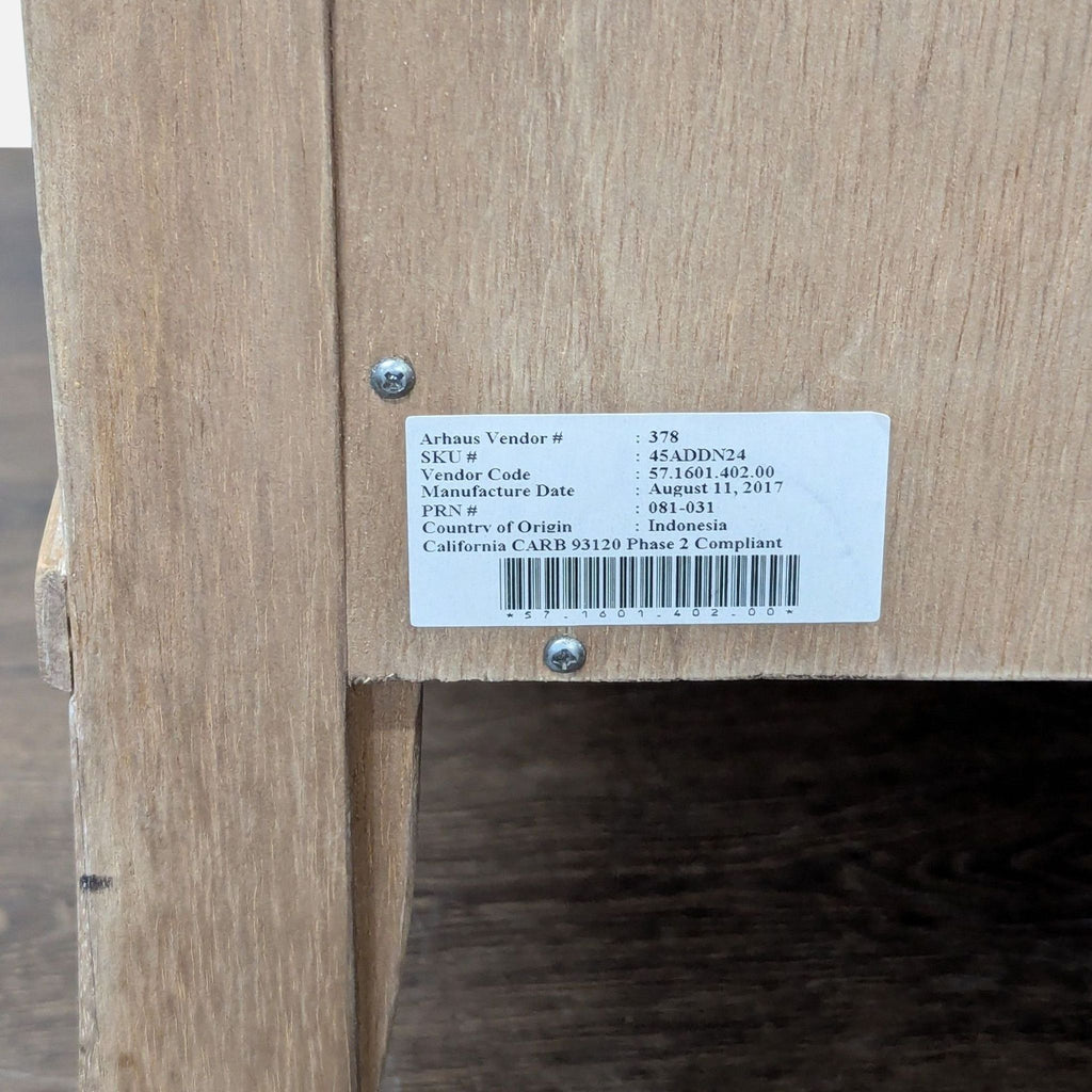 Arhaus Pearson Light Wood 6-Drawer Dresser with Metal Knobs - Accepted Offer (26.47% discount)