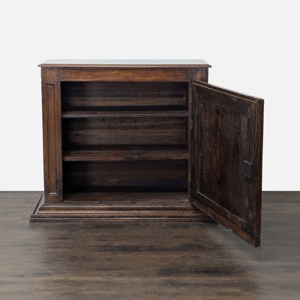 Certainly! Since you referred to "these images" and the item belonging to the "Cabinet" category, but did not provide the images or a longer description, I'll create three generalized, distinct alt texts suitable for cabinet images:
