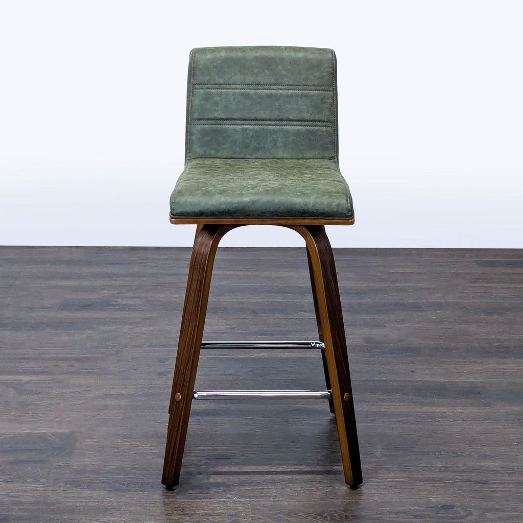 Armen Living Faux Leather Bar Stool