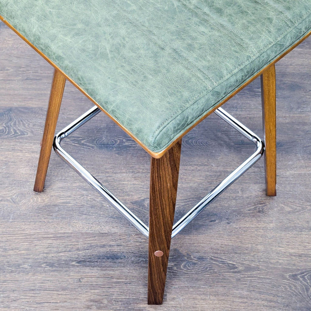 Armen Living Faux Leather Bar Stool
