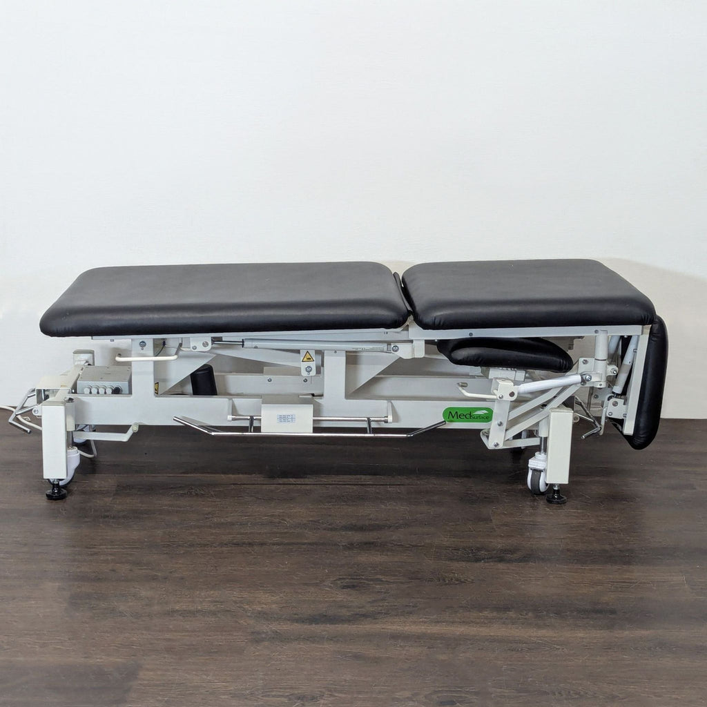 MedSurface Electric Adjustable Therapy Exam Table - Black Upholstery