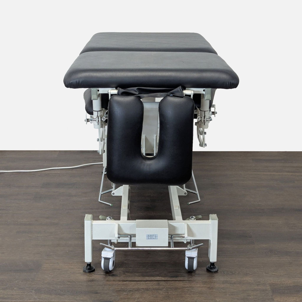 MedSurface Electric Adjustable Therapy Exam Table - Black Upholstery