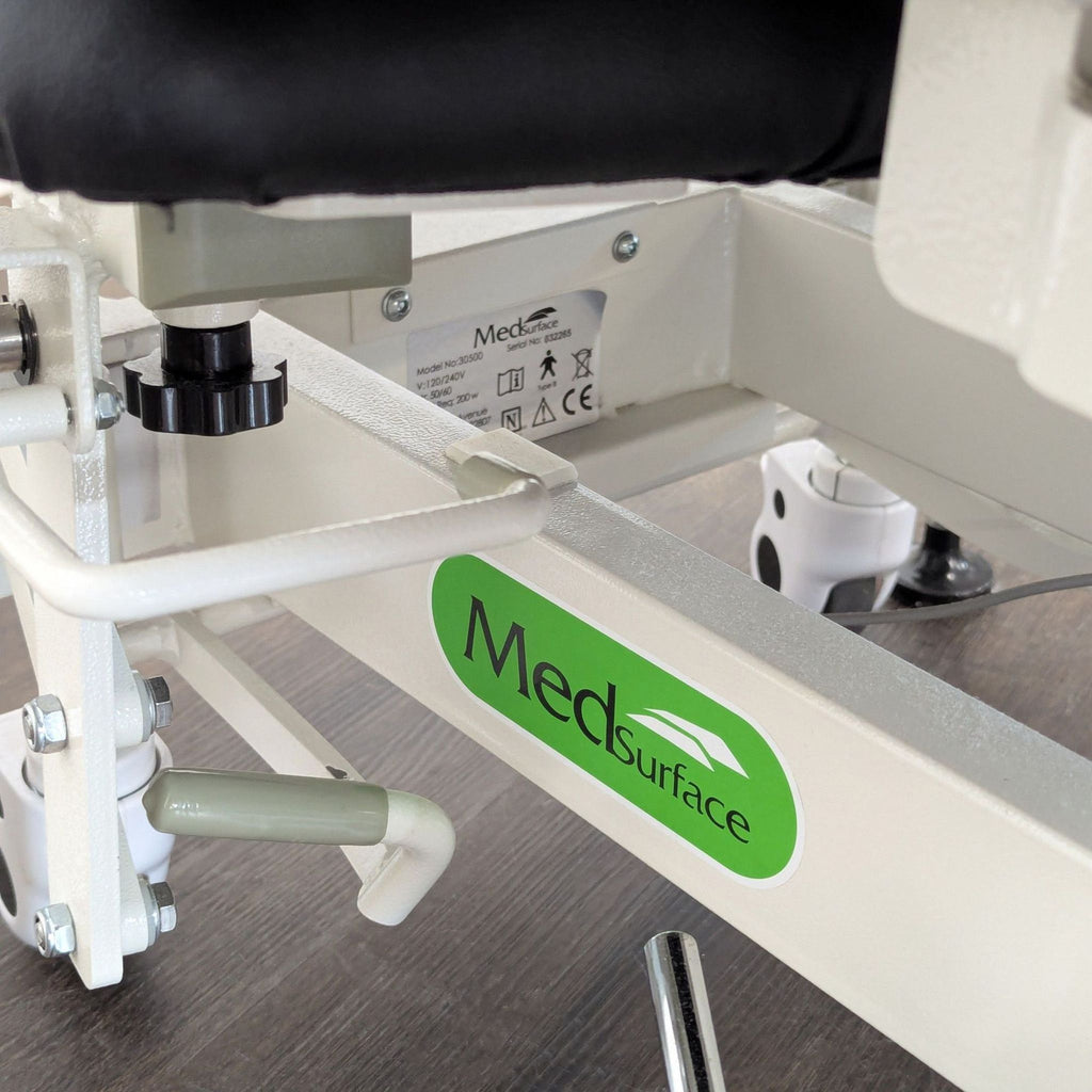 MedSurface Electric Adjustable Therapy Exam Table - Black Upholstery