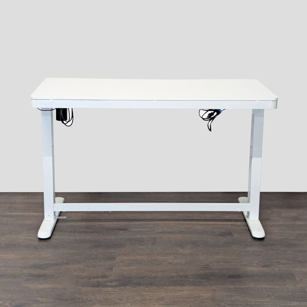 Flexispot Electric Standing Desk with Drawer – Adjustable Height, White