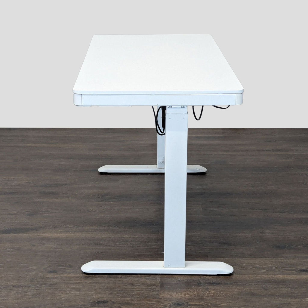 Flexispot Electric Standing Desk with Drawer – Adjustable Height, White