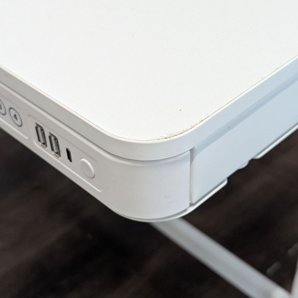 Flexispot Electric Standing Desk with Drawer – Adjustable Height, White
