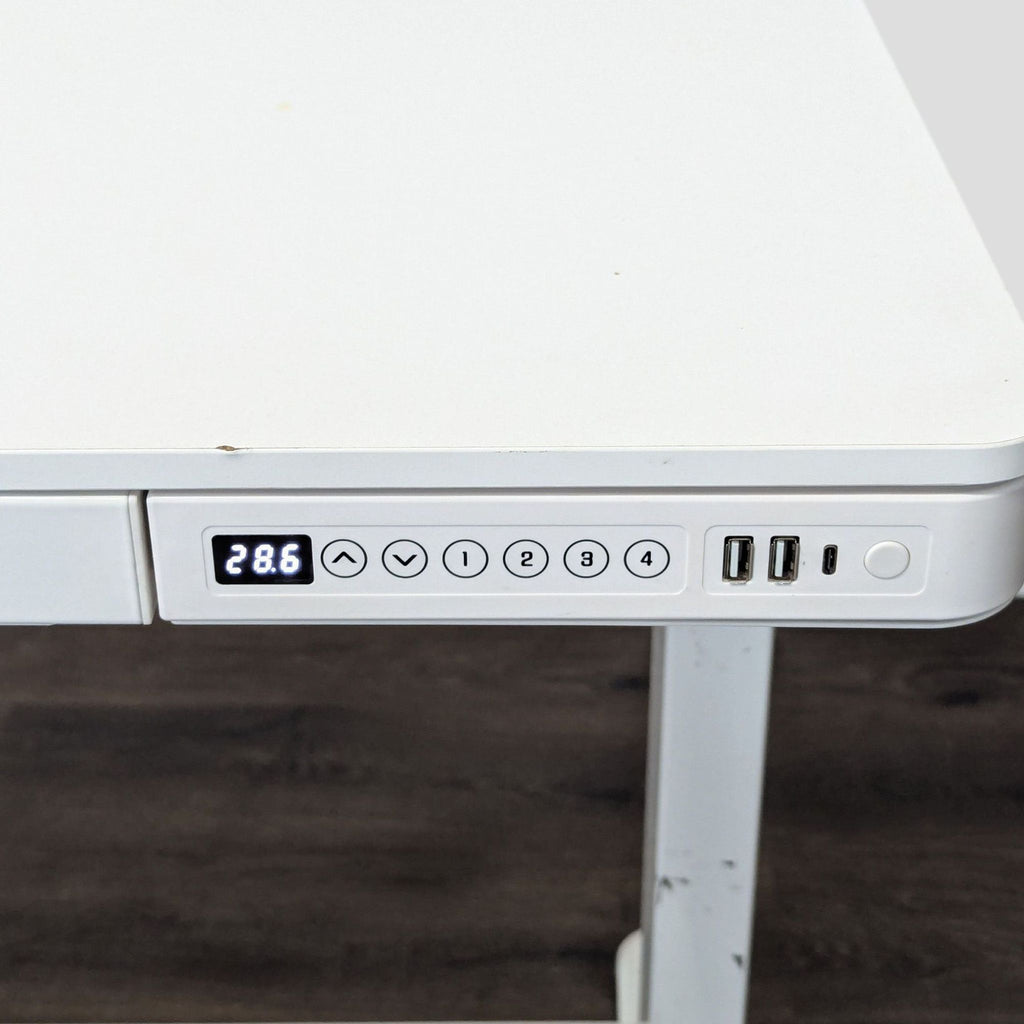 Flexispot Electric Standing Desk with Drawer – Adjustable Height, White