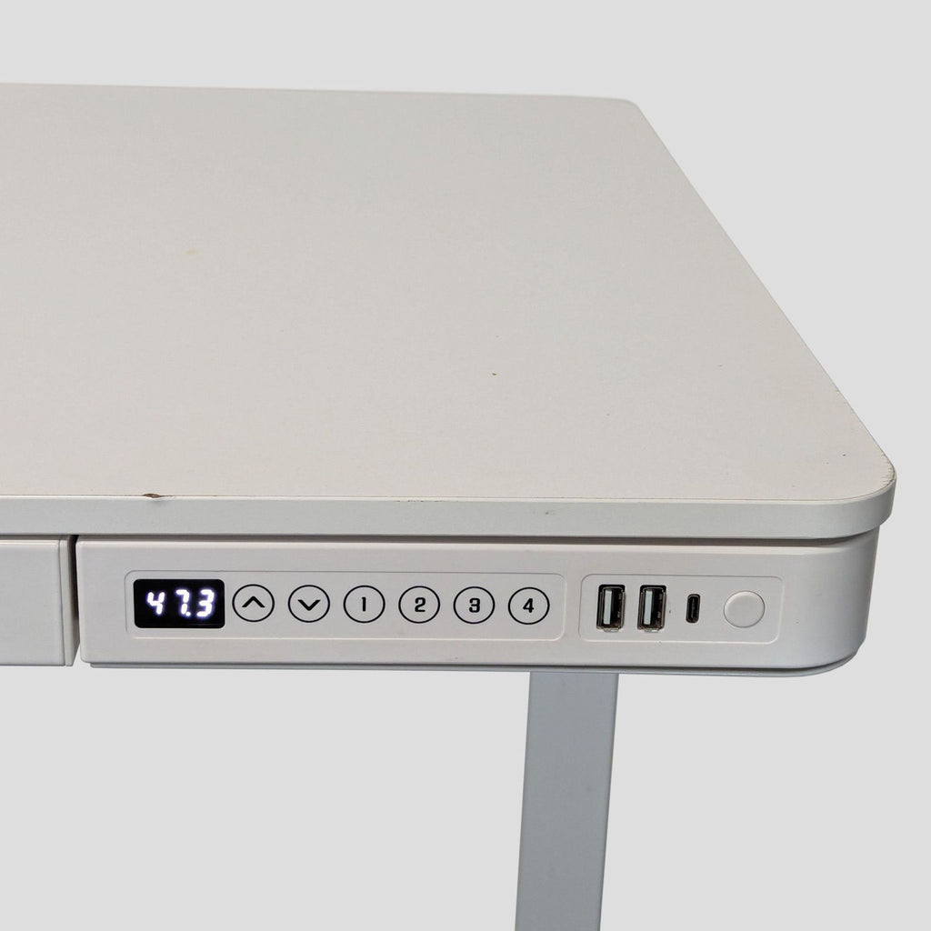 Flexispot Electric Standing Desk with Drawer – Adjustable Height, White