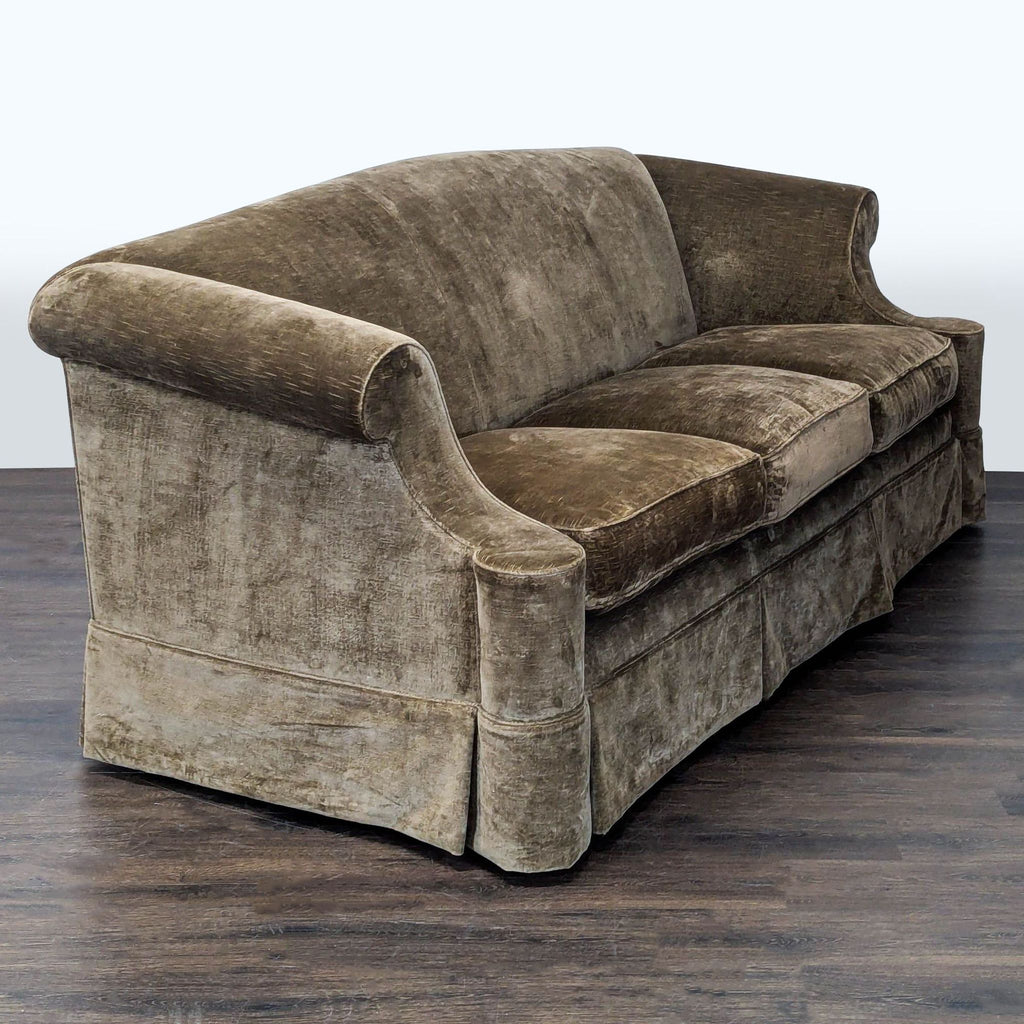 1. Modern Marco 3-seat sofa with plush cushions and sleek armrests, ideal for living rooms.  