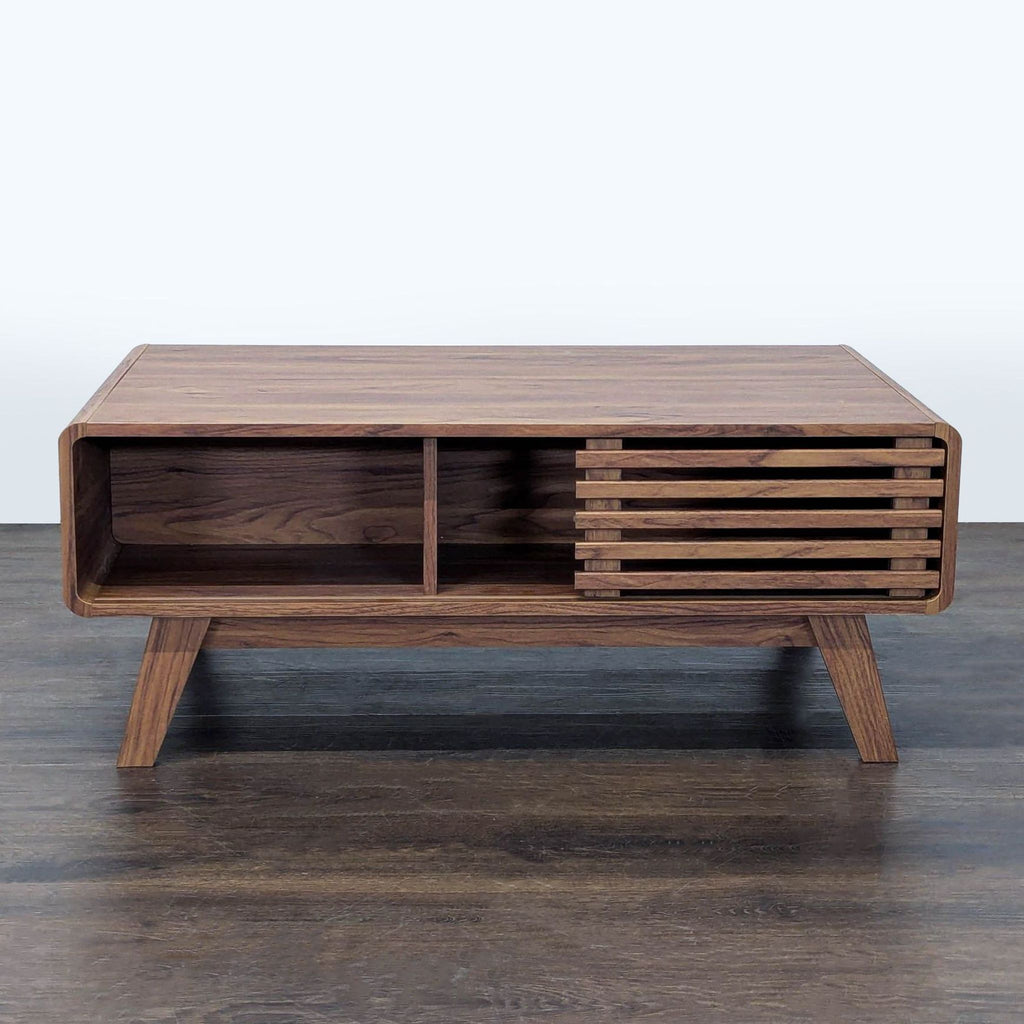 1. Modern Mopio coffee table with minimalist design and clean lines, perfect for living rooms.
