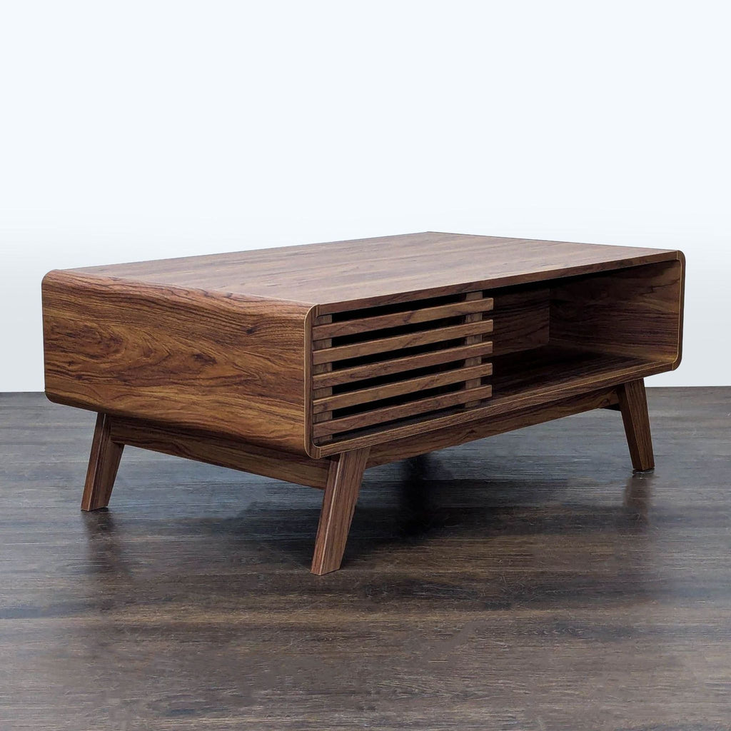 2. Sleek Mopio coffee table featuring a sturdy build and spacious surface for daily use.