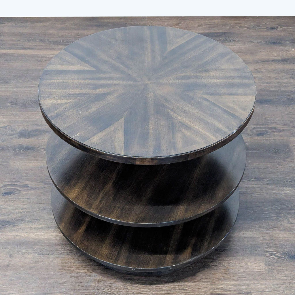 2. Elegant Vanguard Furniture end table featuring clean lines and minimalist styling in a neutral wood finish.  