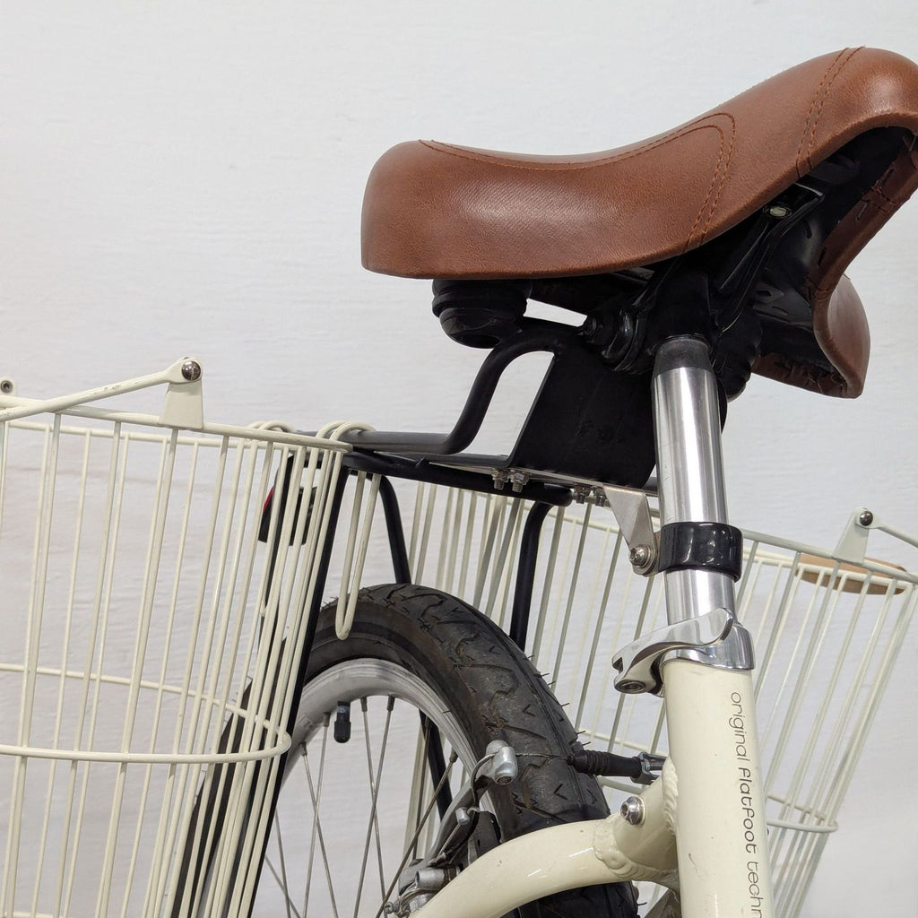 Electra Townie Step-Through Bicycle with Dual Baskets and Mirror