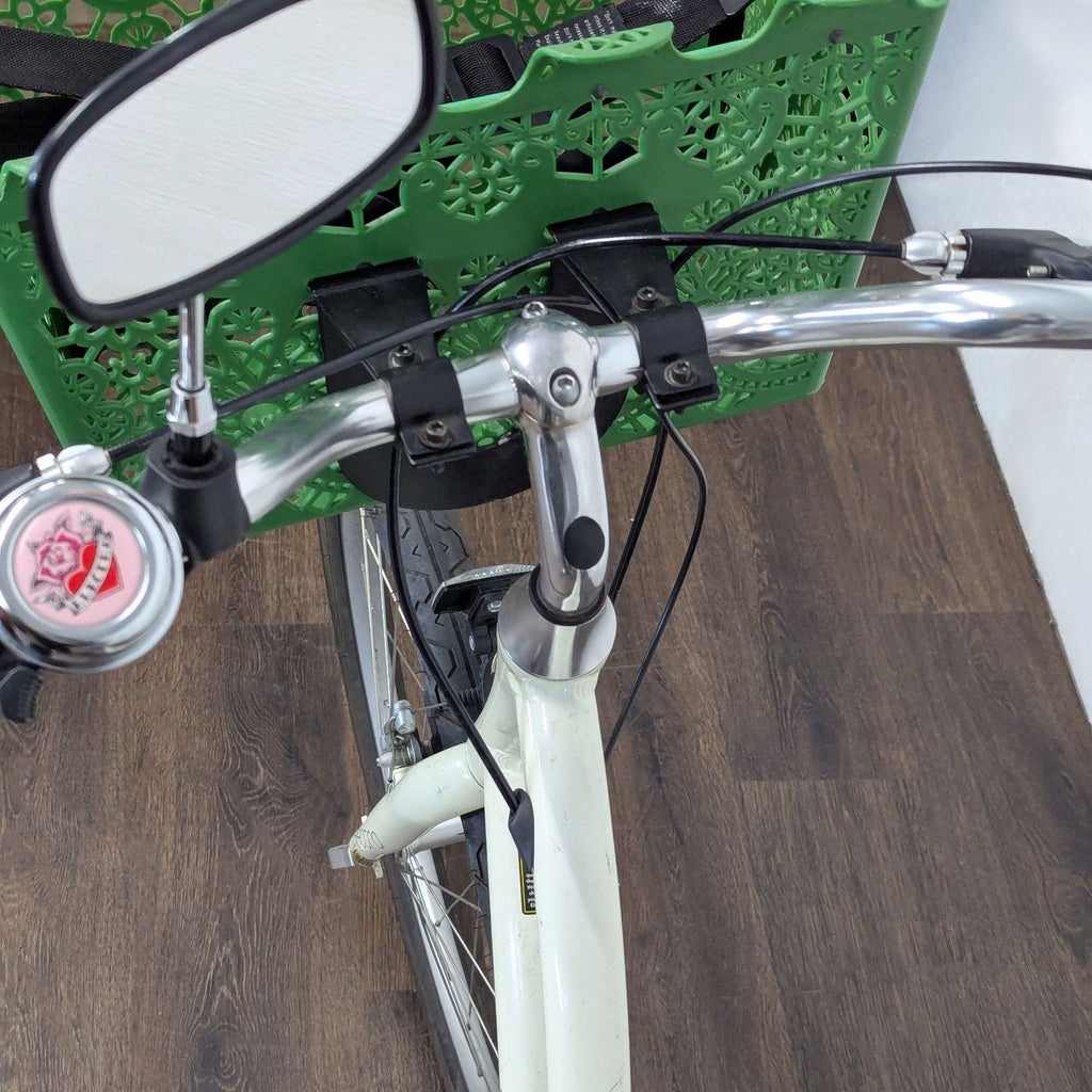 Electra Townie Step-Through Bicycle with Dual Baskets and Mirror