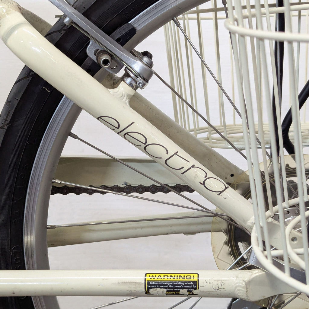 Electra Townie Step-Through Bicycle with Dual Baskets and Mirror