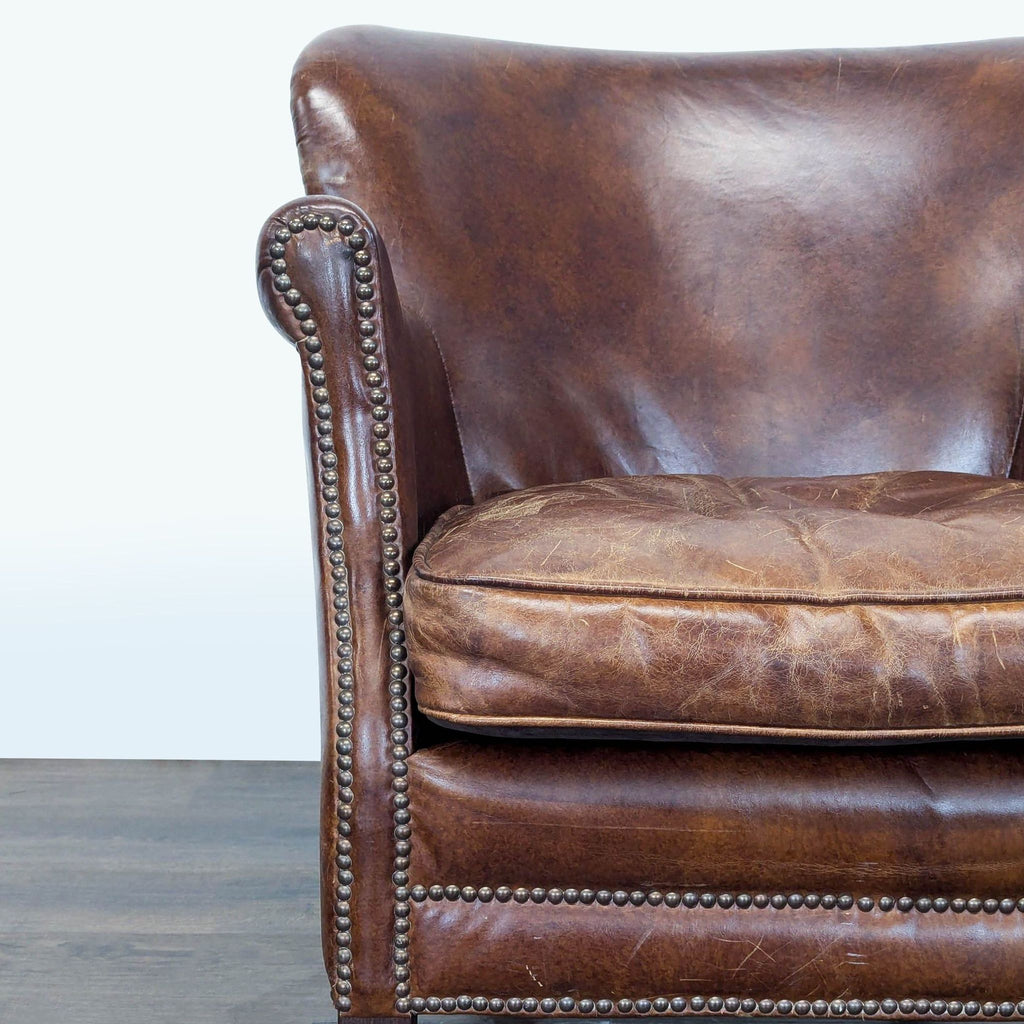 Restoration Hardware Professor Leather Lounge Chair - Accepted Offer (20.00% discount)