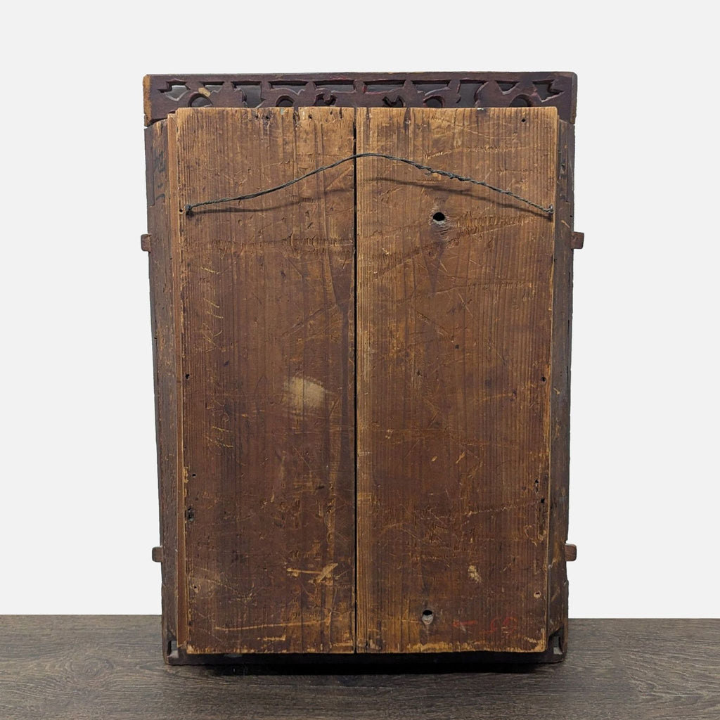 Antique Chinese Panel with Mirror