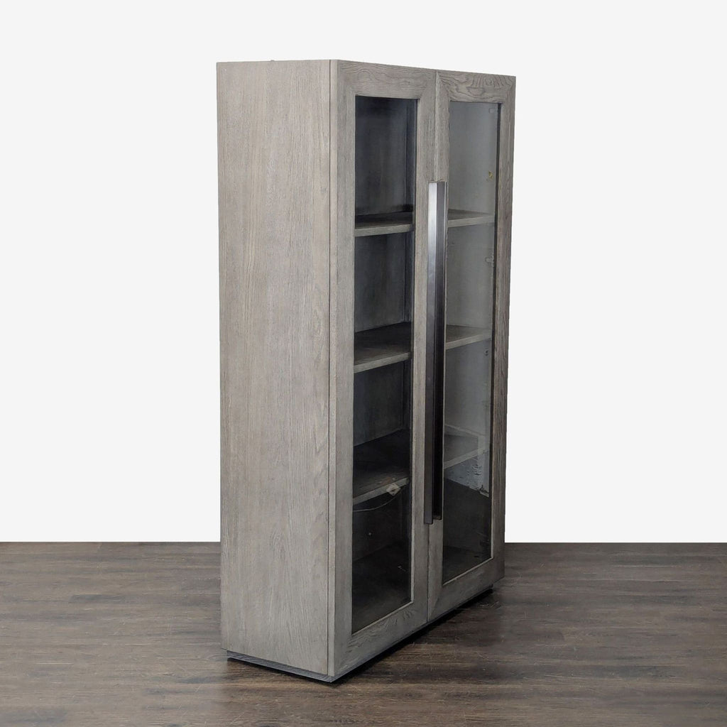 Restoration Hardware Machinto Glass Double Door Mirror