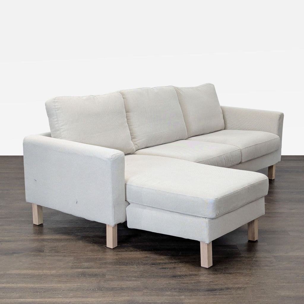 IKEA Modern SALTSJÖBADEN 3-Seater Sectional Sofa with Chaise Lounge - Accepted Offer (35.69% discount)