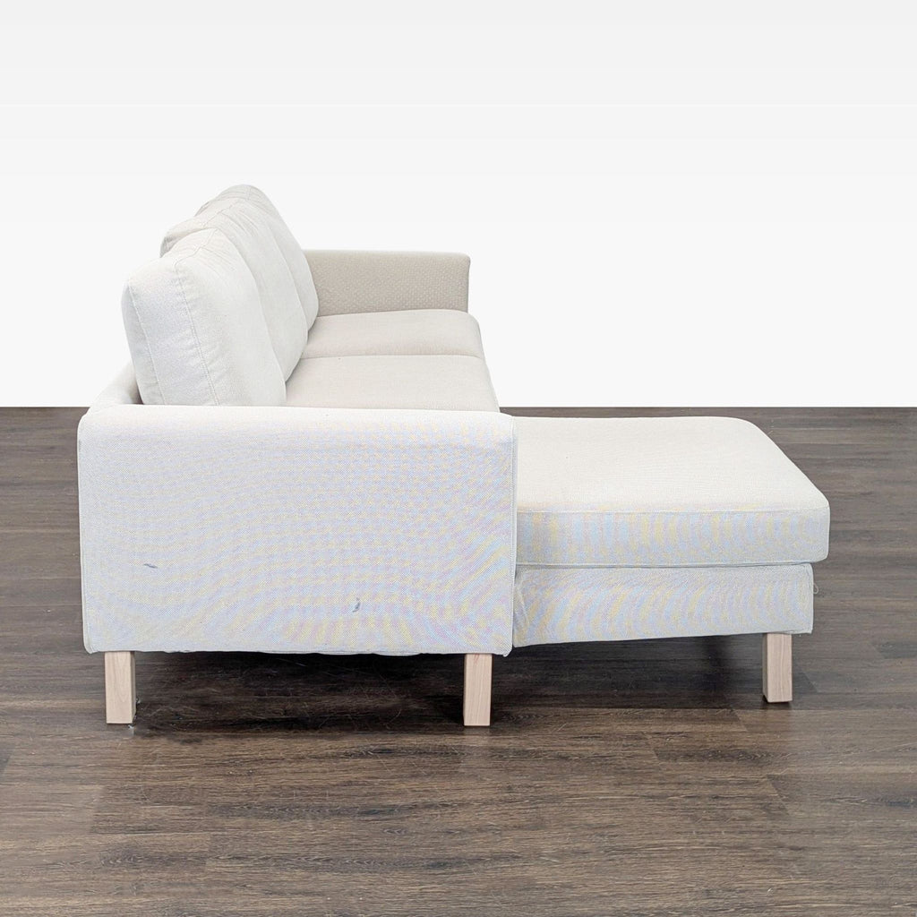 IKEA Modern SALTSJÖBADEN 3-Seater Sectional Sofa with Chaise Lounge - Accepted Offer (35.69% discount)
