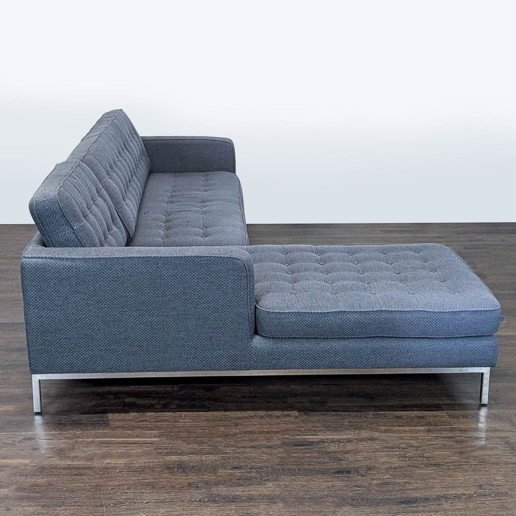 3. Kardiel brand Sectional, upholstered with plush fabric, showcases stylish seating for modern interiors.