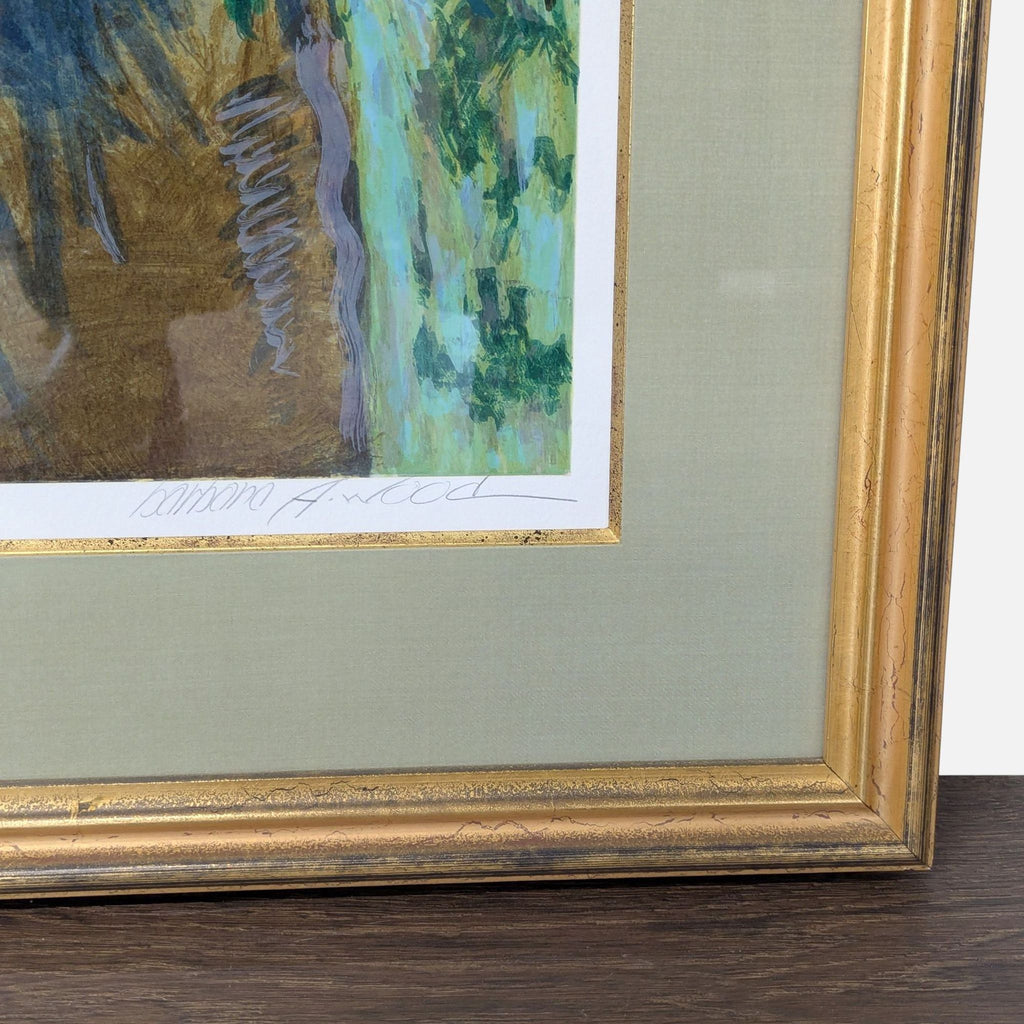 Framed Barbara A. Wood Limited Edition Print