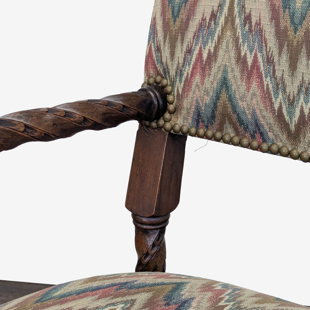 Antique Upholstered Bench