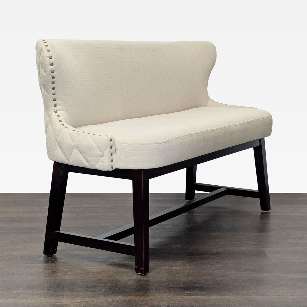 Upholstered Bench with Quilting