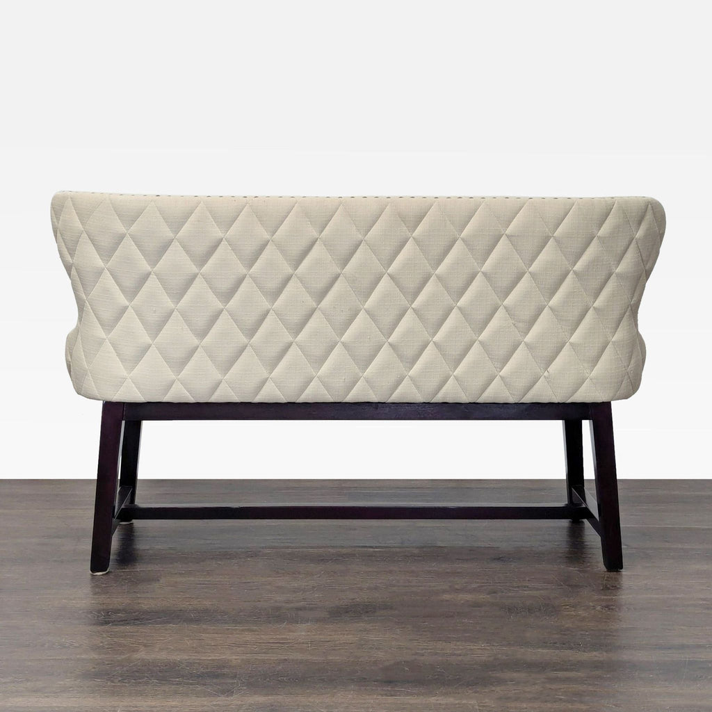 Upholstered Bench with Quilting