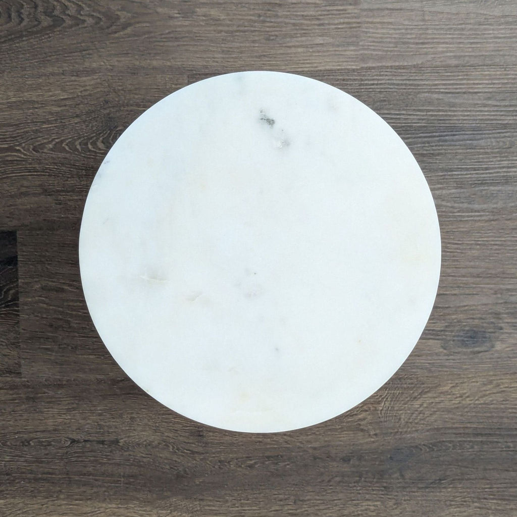 West Elm Mid-Century Marble Drink Table
