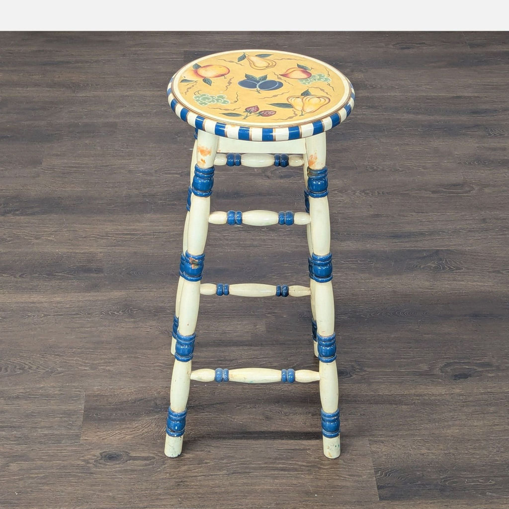 Hand Painted Stool