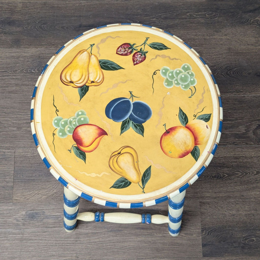 Hand Painted Stool
