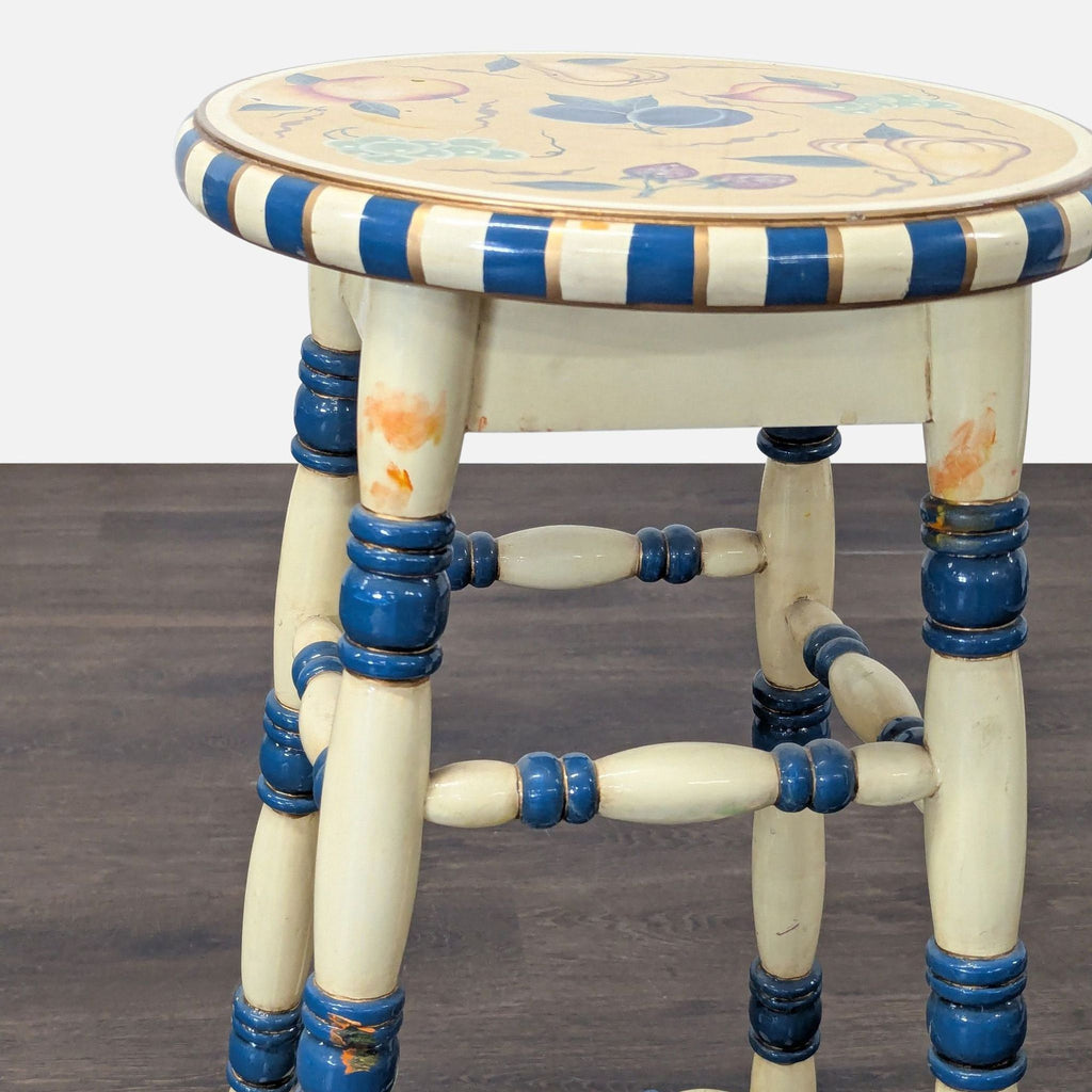 Hand Painted Stool