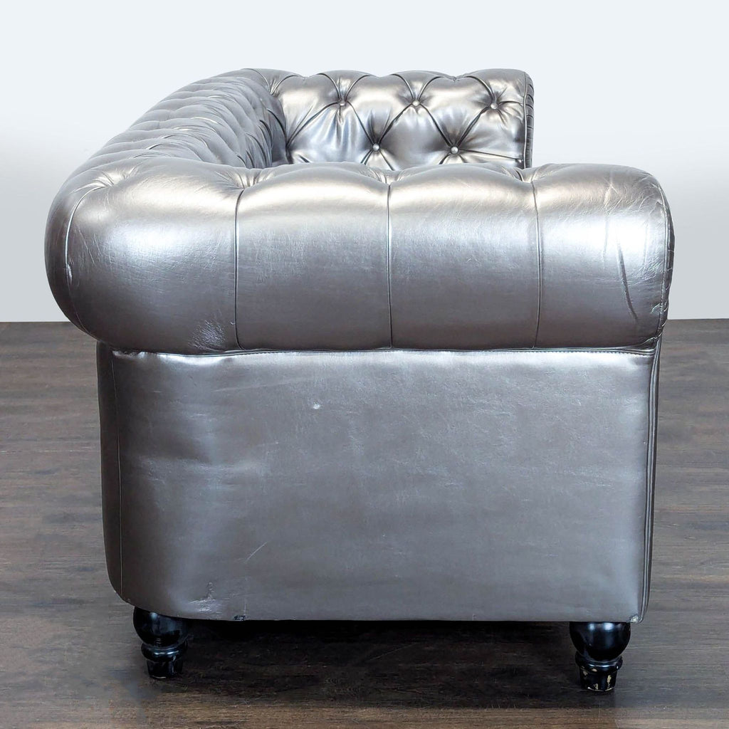 3. Contemporary 3-seat sofa from TOV Furniture in an elegant, comfortable style.