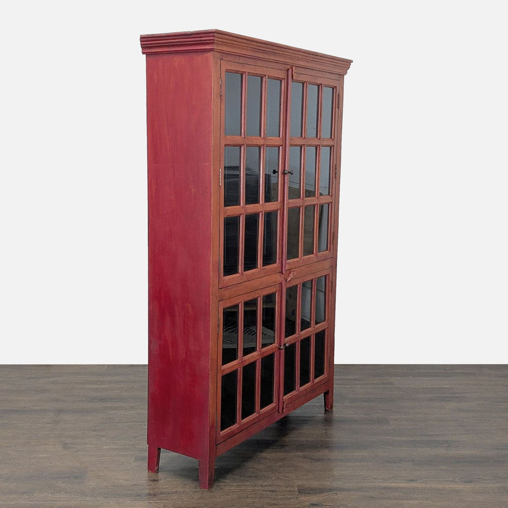 Crate & Barrel Rojo Hutch Tall Cabinet