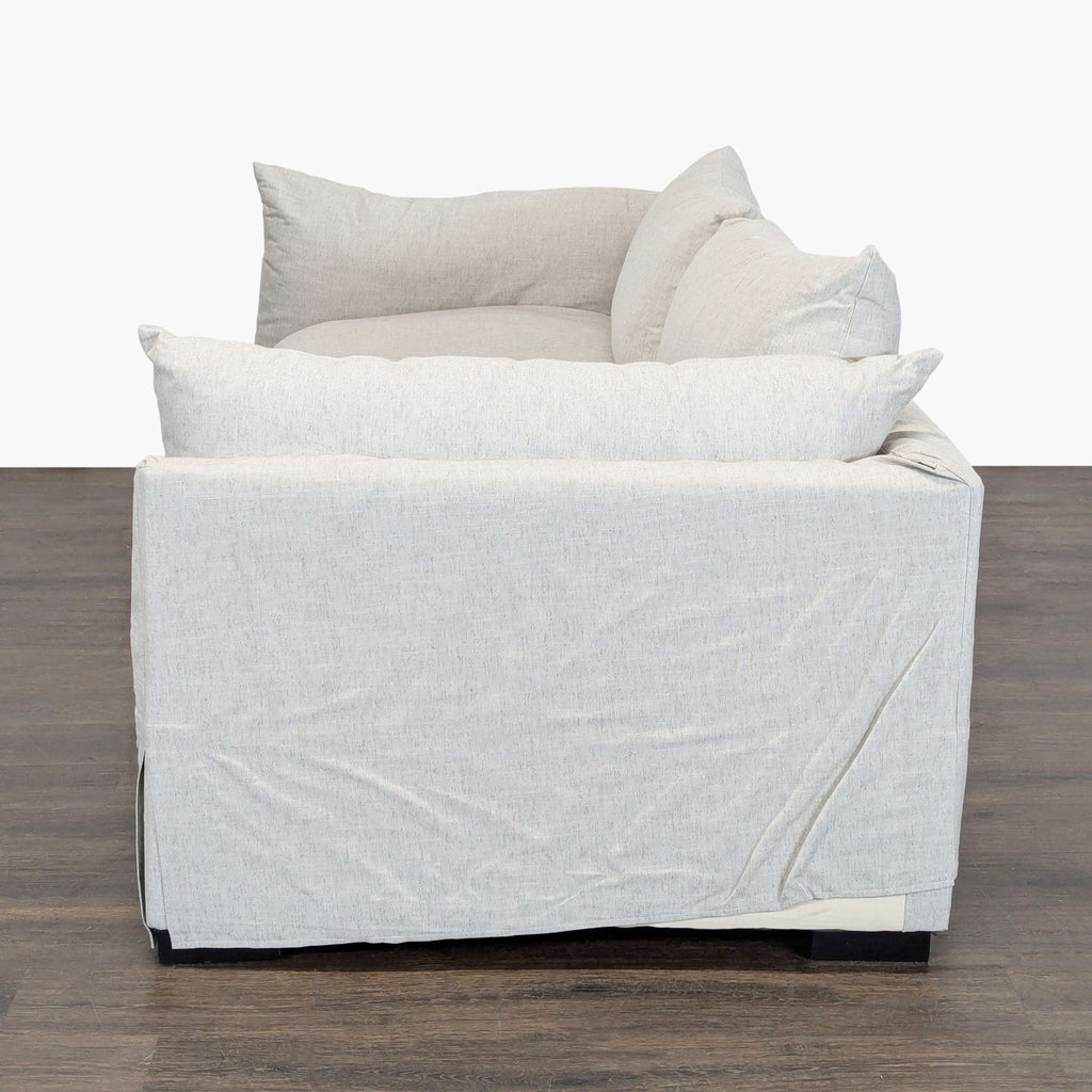 Four Hands Habitat Modern Loveseat with Plush Cushions