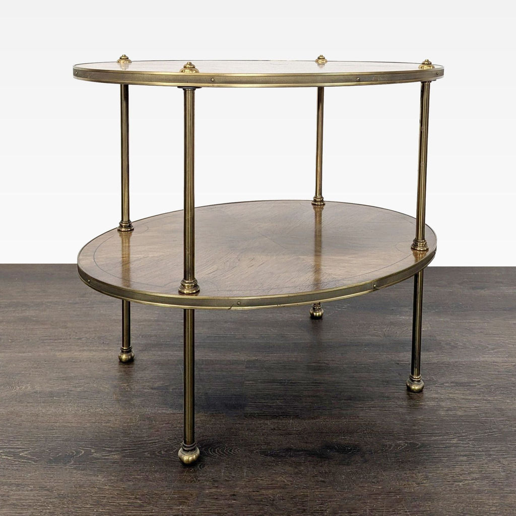 Old Colony Furniture Two Tier End Table