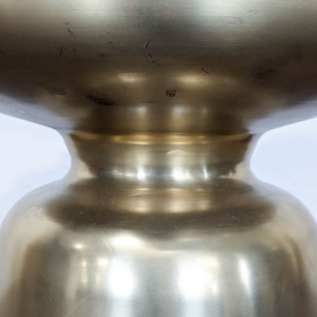 Cosmo Side Table in Antique Brass Finish