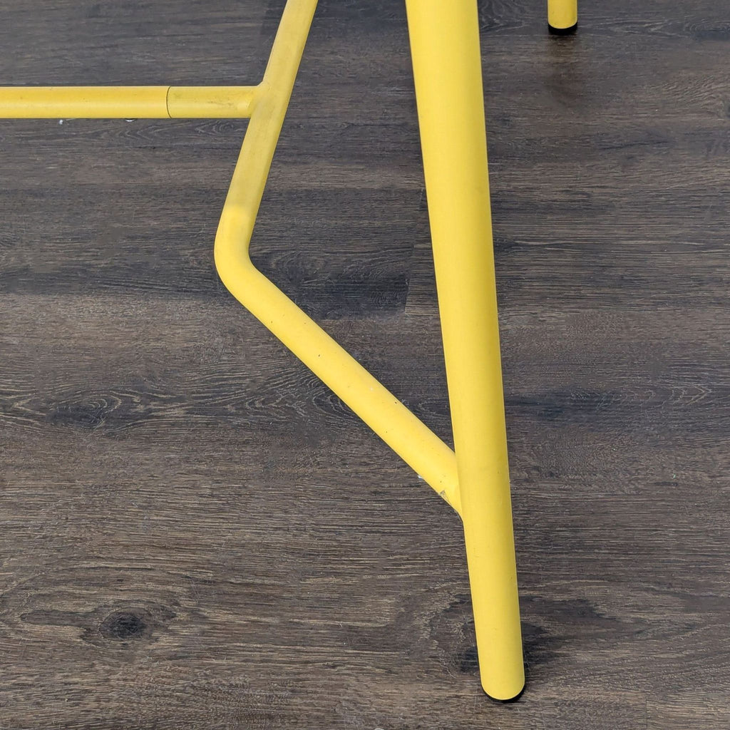 Petite Friture medium rectangular table in coral color, suitable for outdoor spaces, part of the Tables collection.