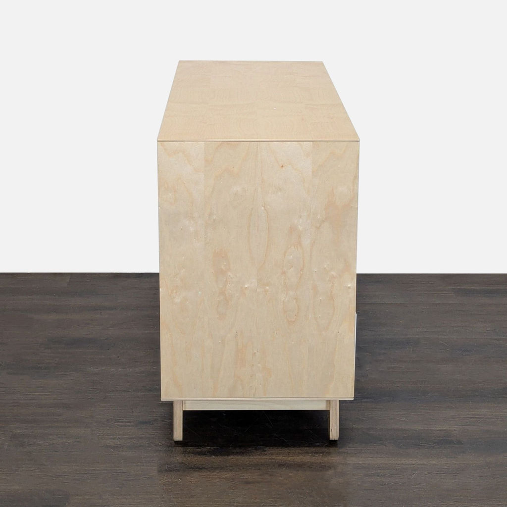 Oeuf Modern 6-Drawer Dresser in Birch and White