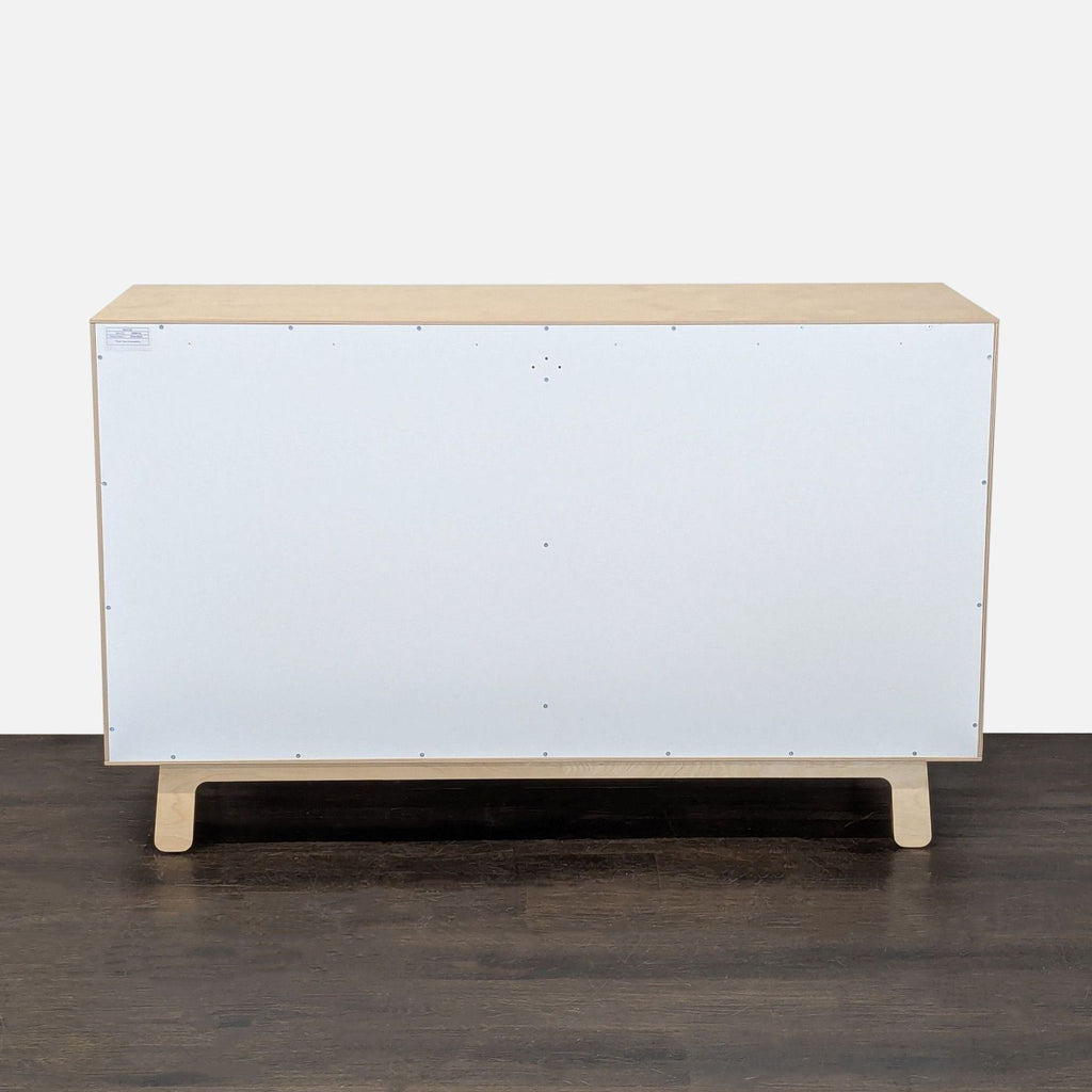 Oeuf Modern 6-Drawer Dresser in Birch and White