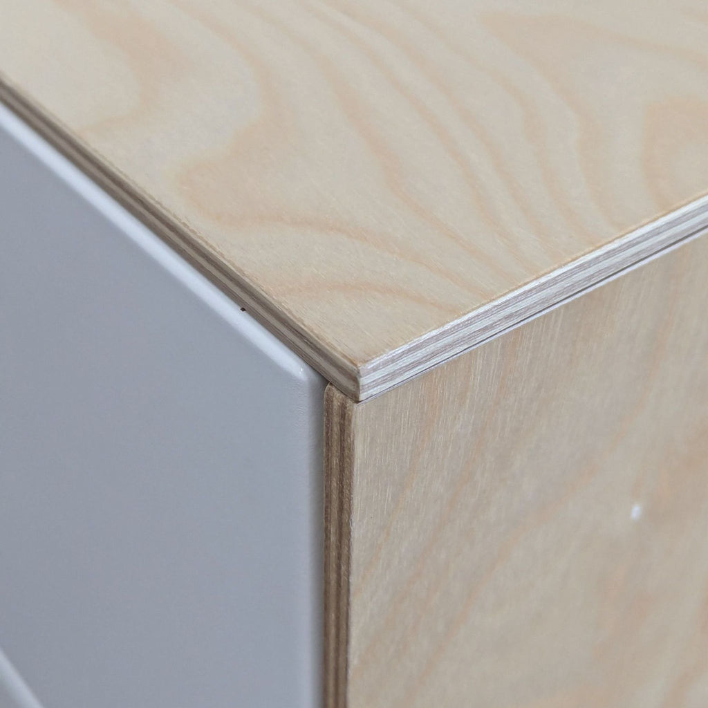 Oeuf Modern 6-Drawer Dresser in Birch and White