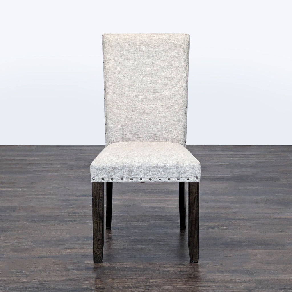 Pottery Barn Upholstered Parsons Dining Chair with Nailhead Trim
