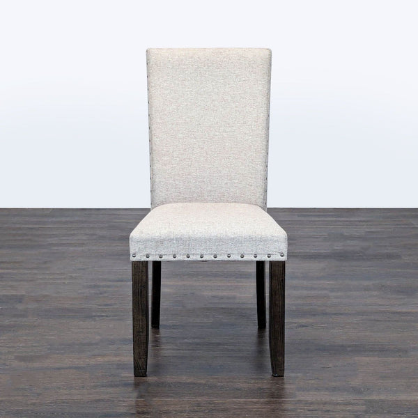 Pottery Barn Upholstered Parsons Dining Chair with Nailhead Trim