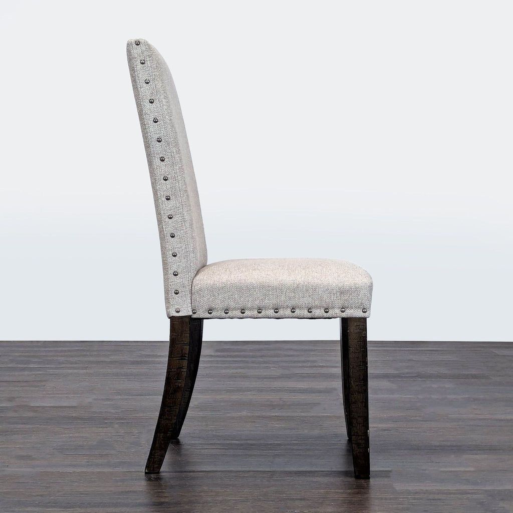 Pottery Barn Upholstered Parsons Dining Chair with Nailhead Trim