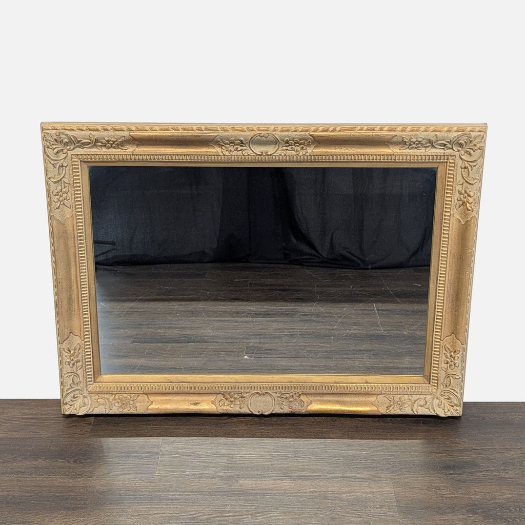 Carved Floral Wood Frame